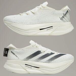 Size 12.5 - Adidas Y-3 Prime X 2.0 Strung Off White Black Running Sneakers